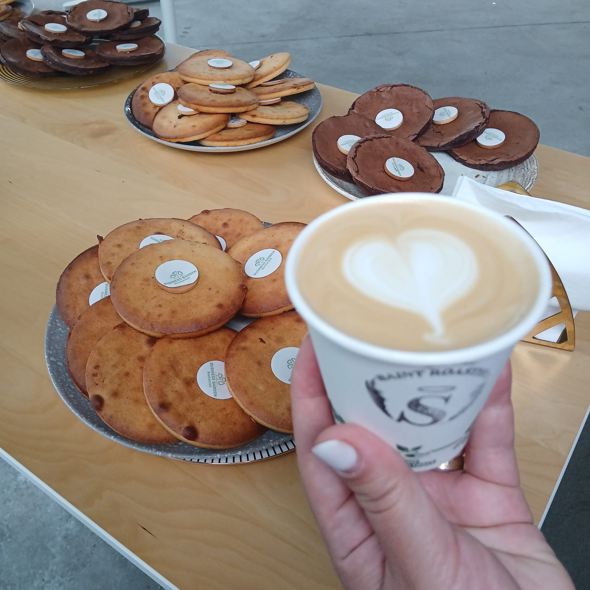 Coffee and cookies at BGB